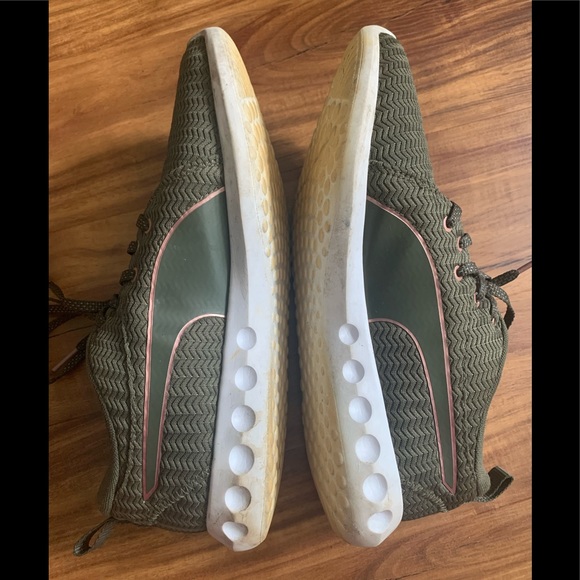 puma military green shoes